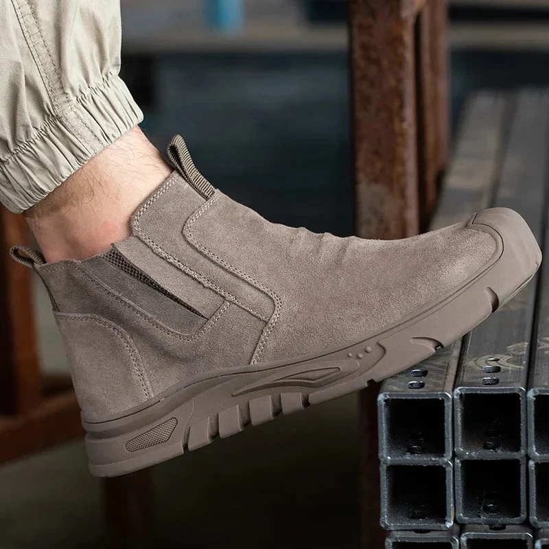 Chaussures montantes bout rond semelle antidérapante