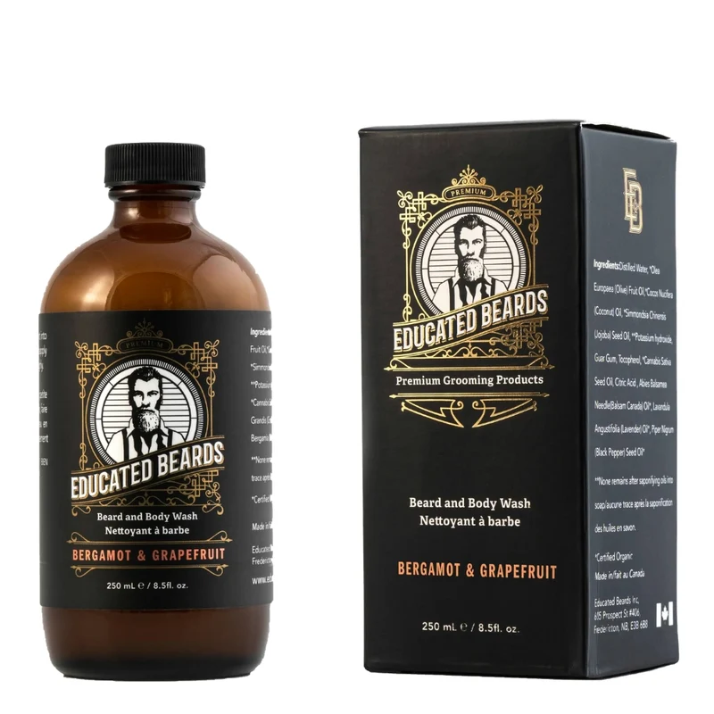 Nettoyant à barbe "Bergamot & Grapefruit" (250ml/8.5oz)