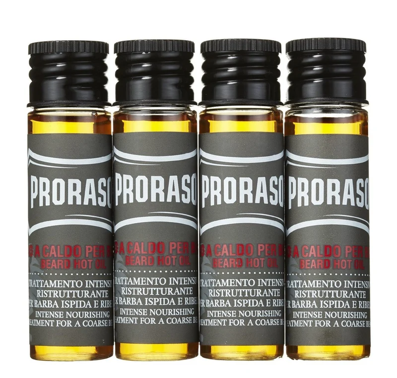 Traitement nourrissant intense à l'huile chaude pour barbe "Cedarwood & Citrus" - Pour les barbe grossières (4X 17ml/0.6oz)