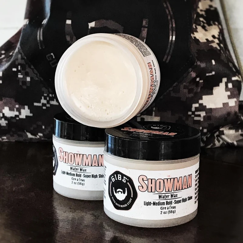 Cire à base d'eau "Showman" - Tenue légère à moyenne, Fini ultra brillant (56g/2.0oz)