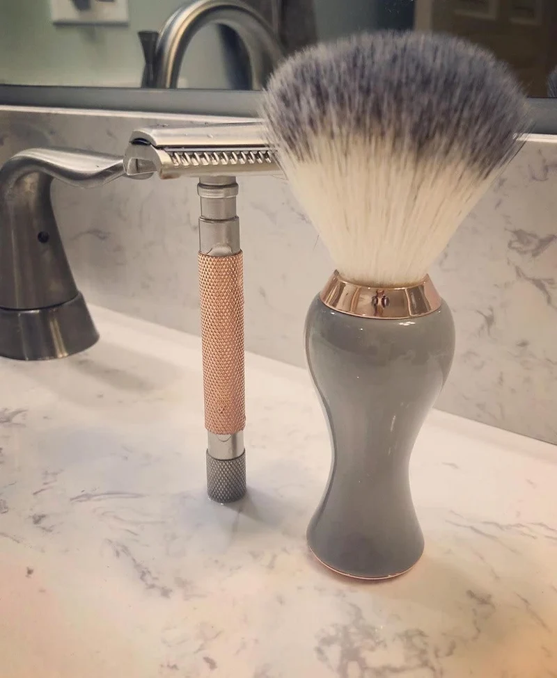 Rasoir de sûreté semi-incliné 55SL-RG - Rose gold