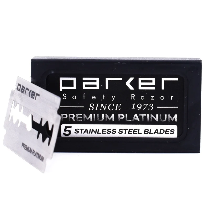 Lames de rasoir à double tranchant "Premium Platinum" (Paquet de 5)