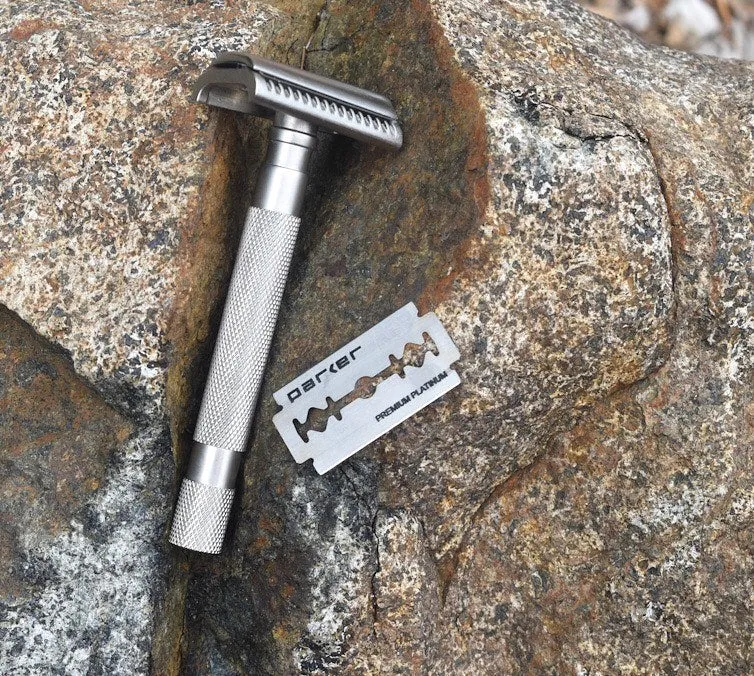 Lames de rasoir à double tranchant "Premium Platinum" (Paquet de 5)