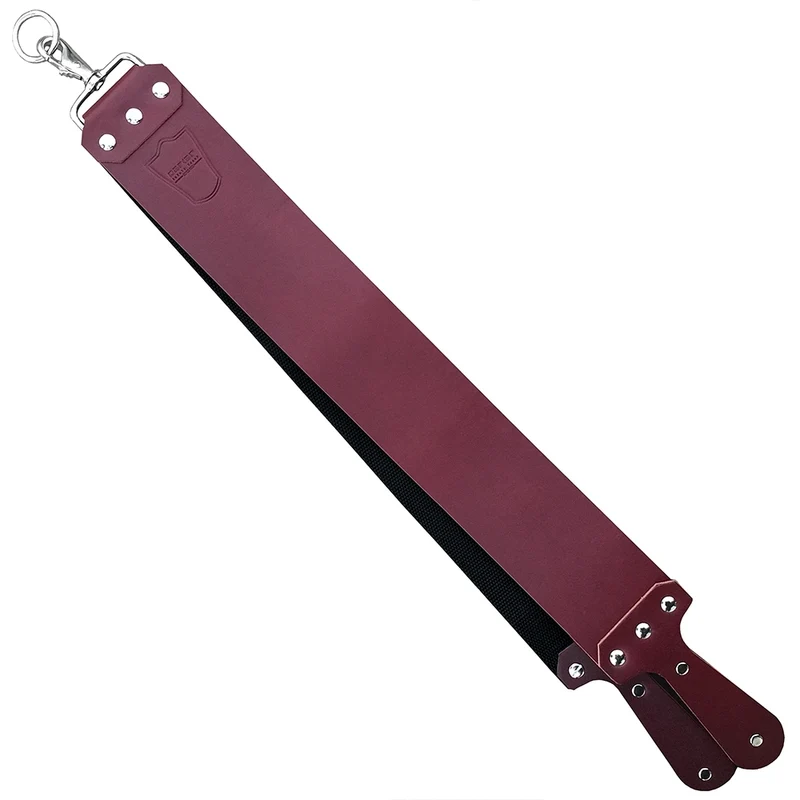 Courroie d'affûtage en cuir latigo - Pour rasoir droit (7.6cm/3" x 71.1cm/28") Brun