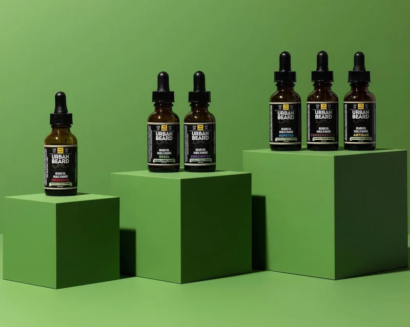 Huile à barbe "Unscented" biologique et végétalien (30ml/1.0oz)