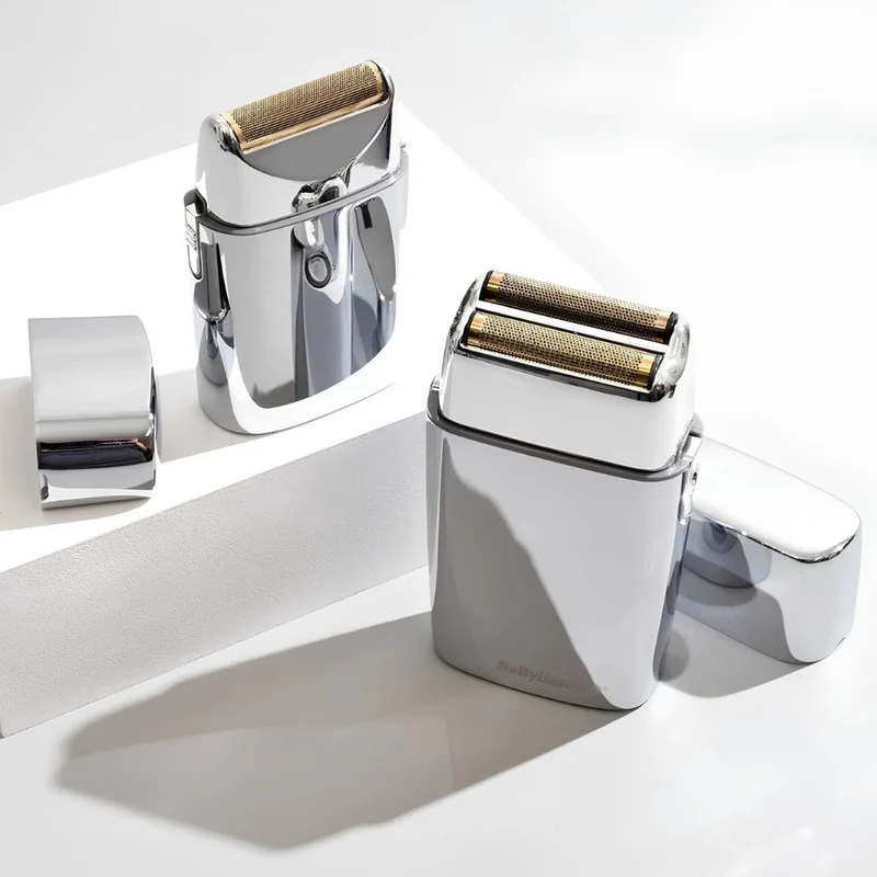 Rasoir métallique à lame unique, sans fil FoilFx01 - Argent