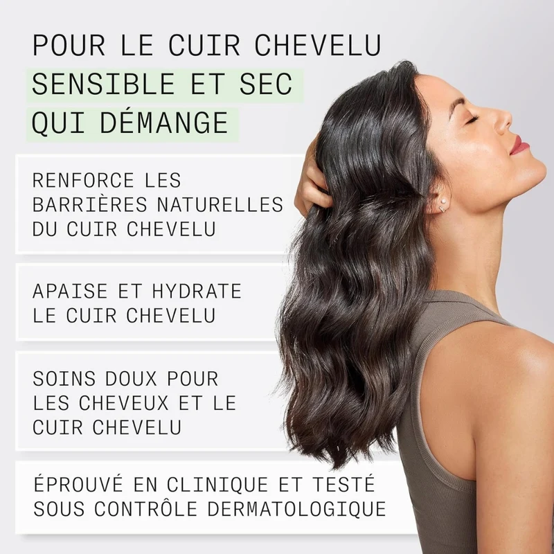 Trio apaisant shampoing, revitalisant et sérum sans rinçage cheveux + cuir chevelu Système "Scalp Relief" - Pour le cuir chevelu sensible, sec et qui démange (2x 200ml/6.76oz, 100ml/3.4oz)