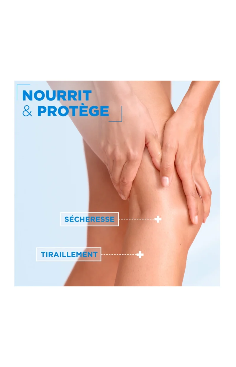 Lait nourrissant protecteur - Céramides & glycérine - Peaux sèches & sensibles - 400 ml
