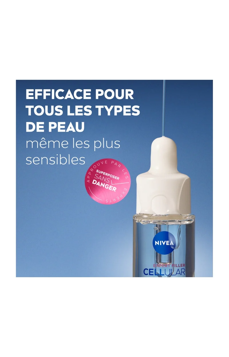 Sérum repulpant - Cellular Expert Filler - Acide hyaluronique - Visage - 15 ml