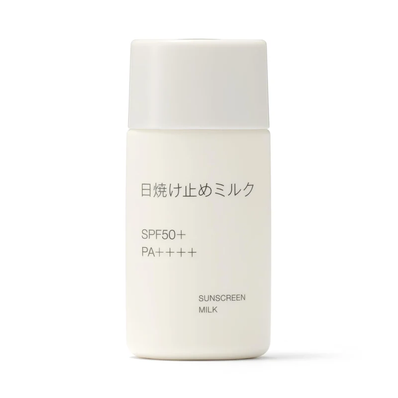 Muji Sunscreen Milk Portable SPF50 PA++++ 30g Broad-Spectrum Protection