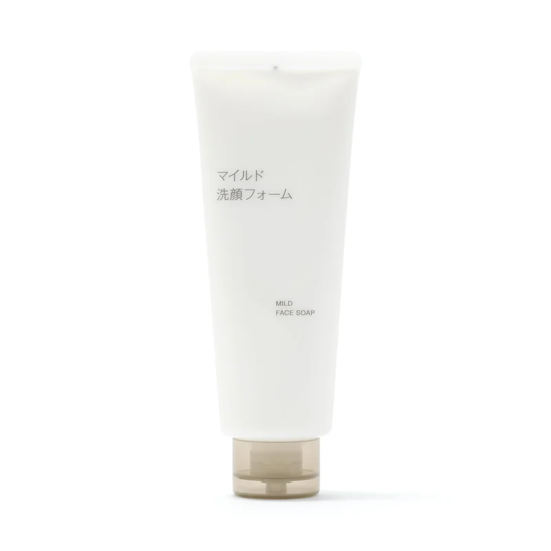 Muji Mild Facial Cleanser Large Capacity 220G for Gentle Skin Care