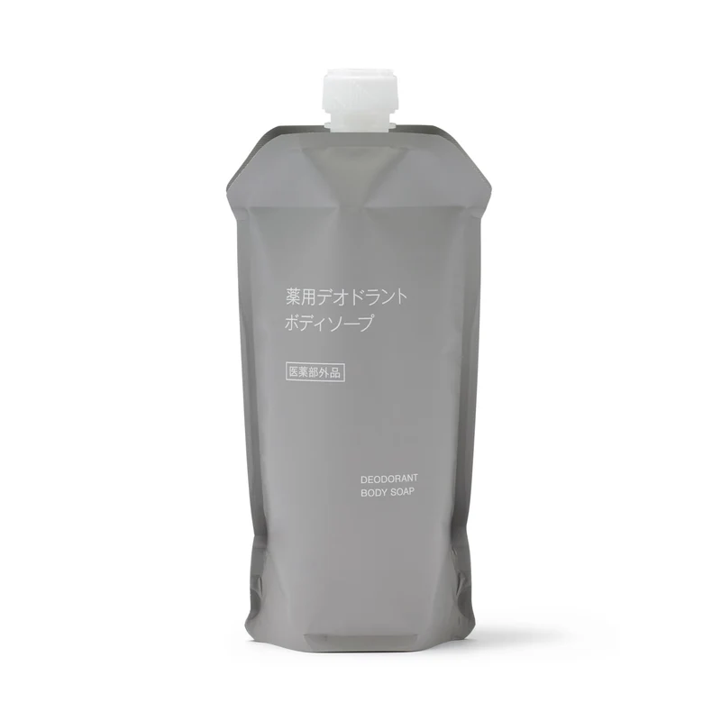 Muji Medicated Deodorant Body Soap Refill 340ml Fresh Clean Formula