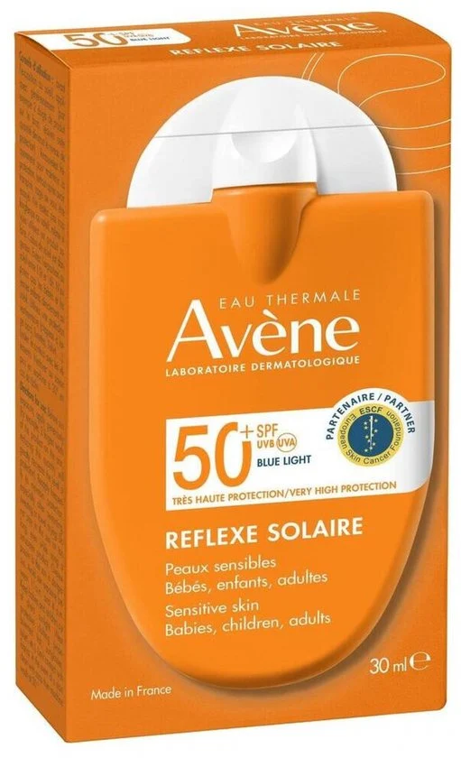 Avène - Zonnebrand - Reflex Familie - SPF 50+ - Voor Gezicht en Lichaam - Gevoelige Huid