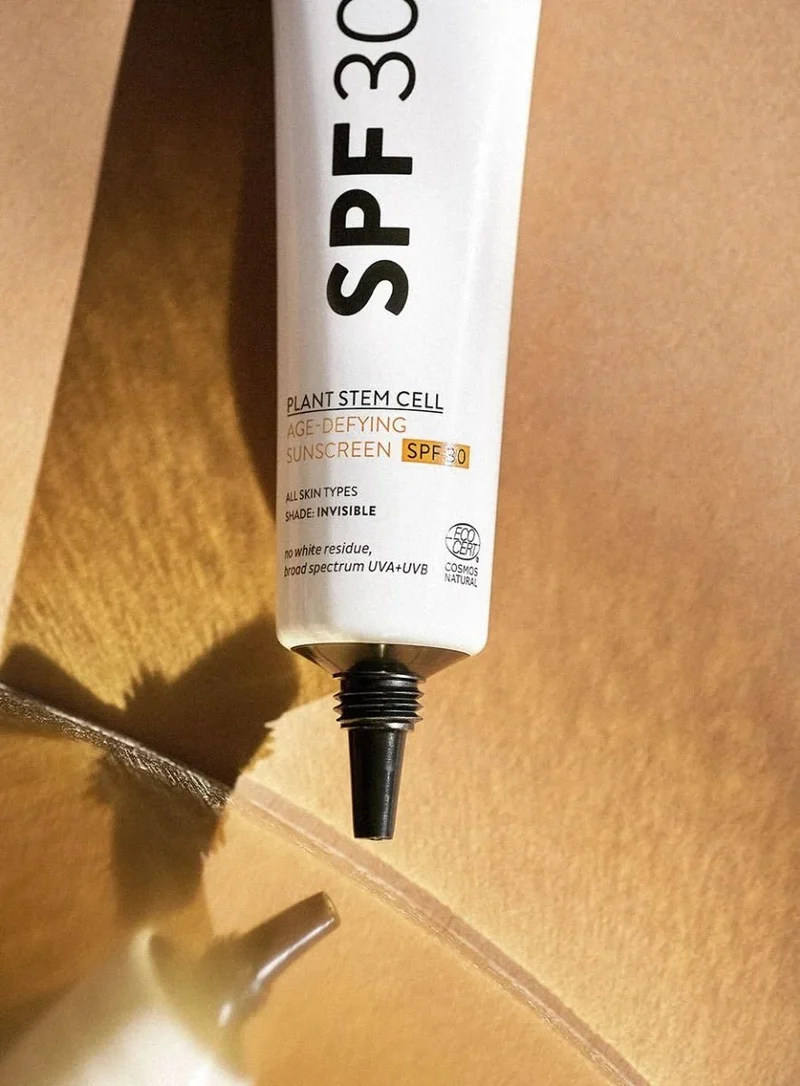 SPF 30 Plant Stem Cell Age Defying Face Sunscreen 10 ml MHD 10/26
