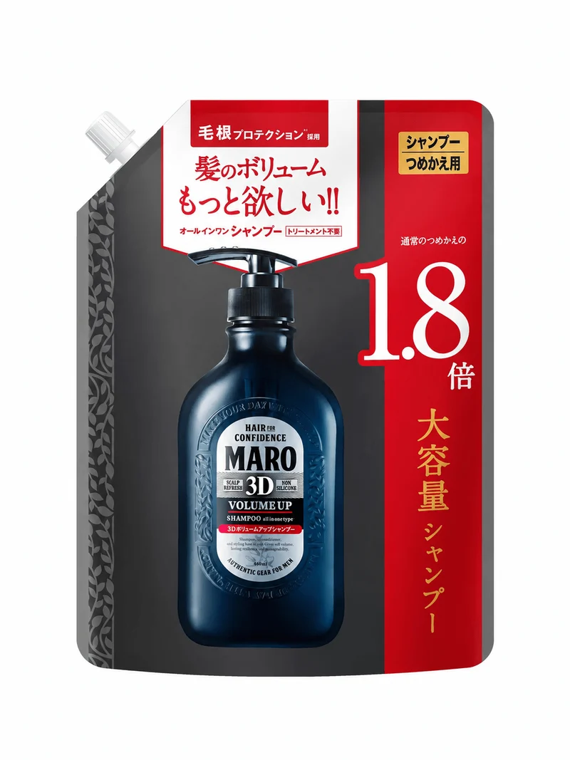MARO 3D Volume Up Shampoo EX Refill 684 mL
