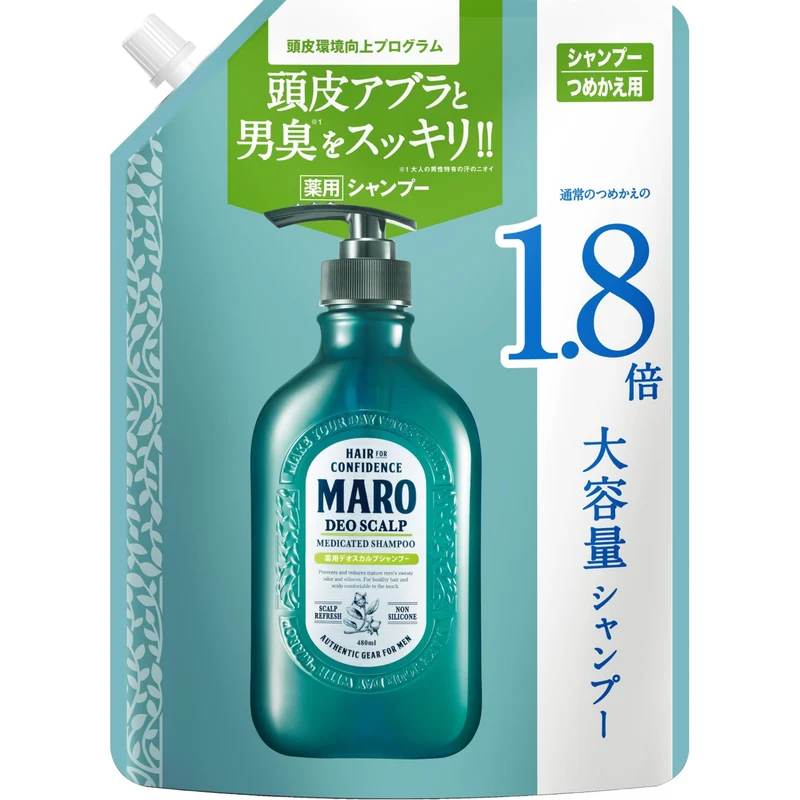 MARO Medicated Deo Scalp Shampoo Refill 720 mL