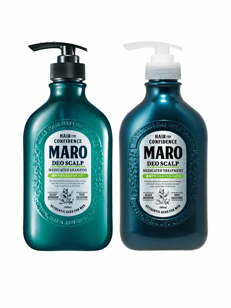 MARO Medicated Deo Scalp Shampoo & Treatment Set 480 mL