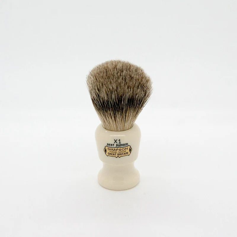 Blaireau - Commodore X1 "Best Badger" Ivoire - Petit (19mm/0.74")