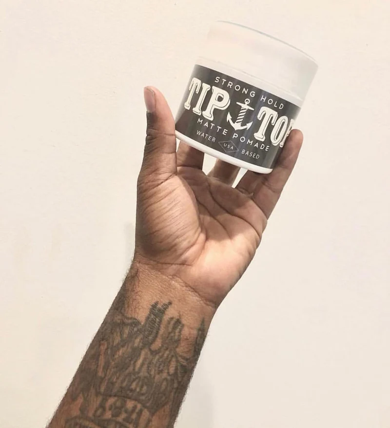 Pommade "Strong Hold Matte Pomade" - Tenue ferme et sans brillance (125.6ml/4.25oz)