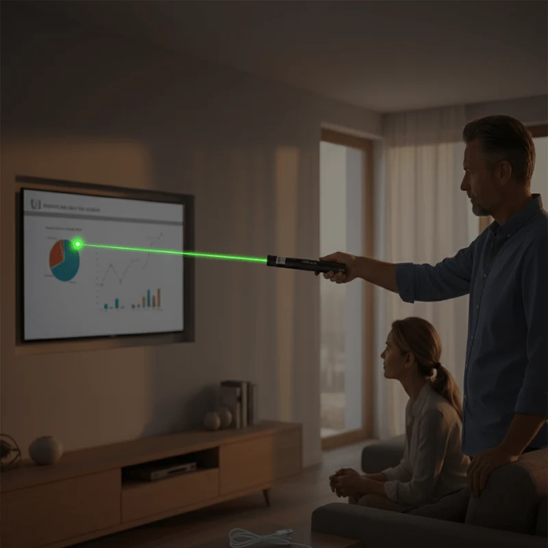 Laserpointer in Metallo – Messa a Fuoco Regolabile & Ricaricabile