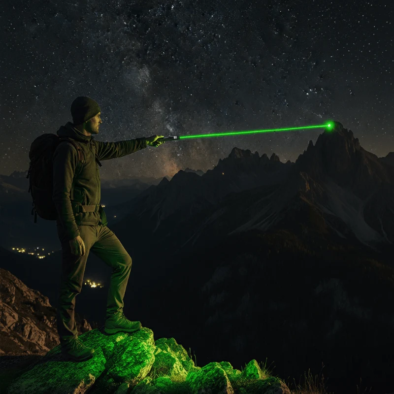 Laserpointer in Metallo – Messa a Fuoco Regolabile & Ricaricabile