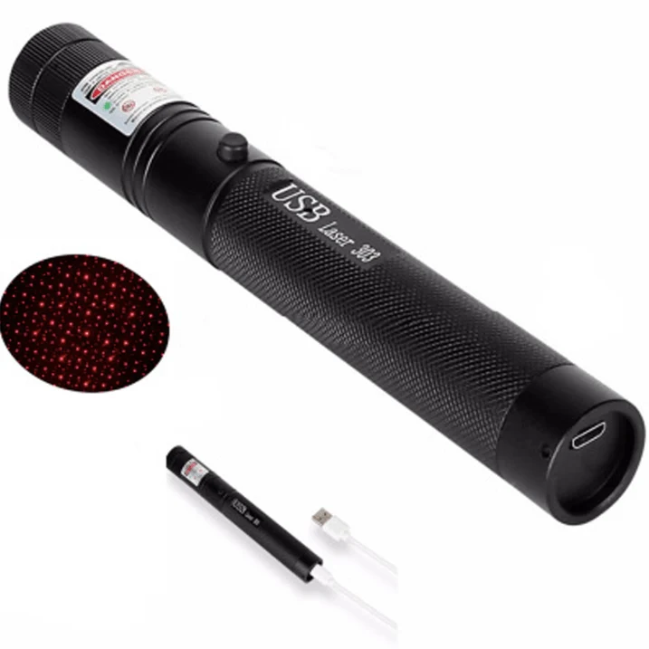 Laserpointer in Metallo – Messa a Fuoco Regolabile & Ricaricabile