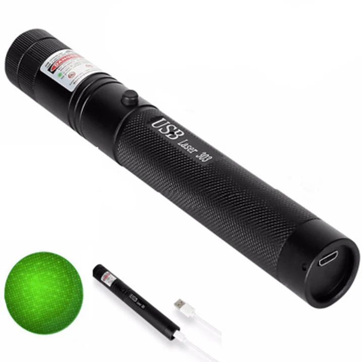 Laserpointer in Metallo – Messa a Fuoco Regolabile & Ricaricabile