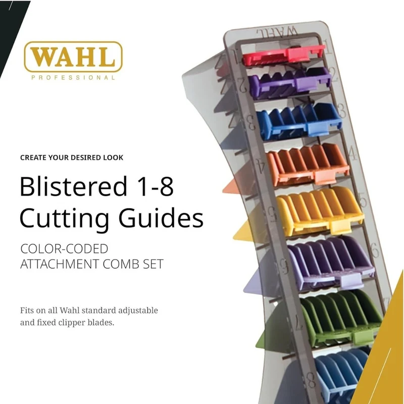 Ensemble de 8 guide de coupe en nylon de couleurs #53152
