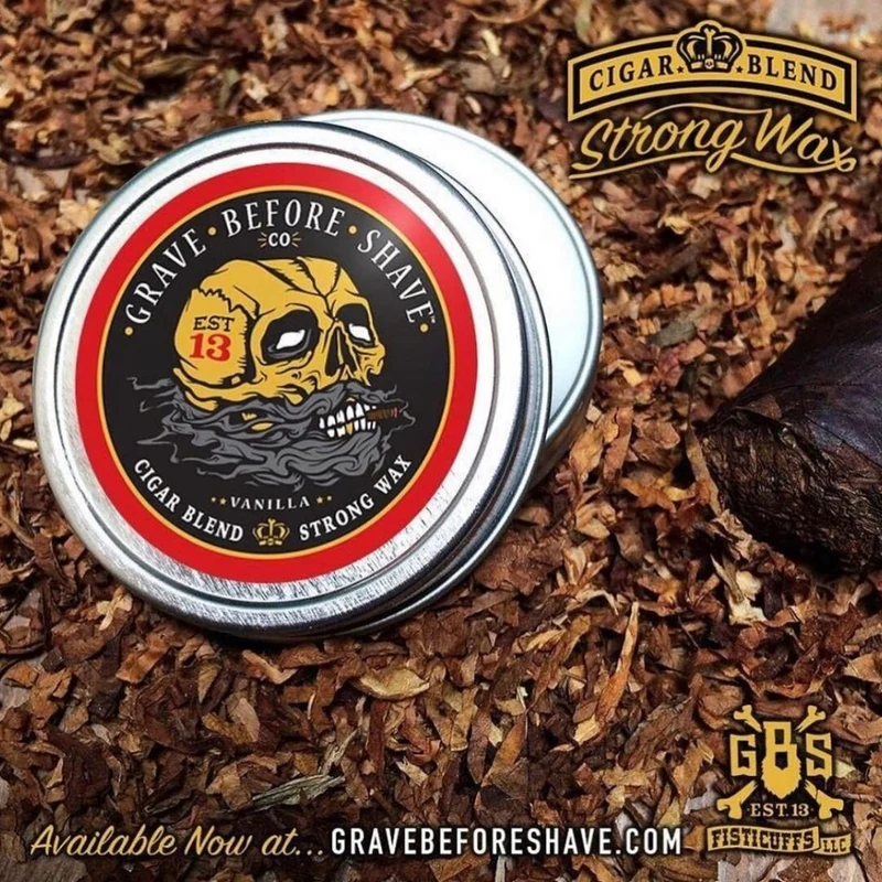 Cire à moustache "G.B.S Cigar Blend" - Tenue forte (30ml/1.0oz)