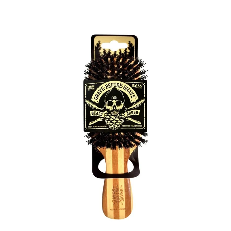 Brosse à barbe 100% poils de sanglier