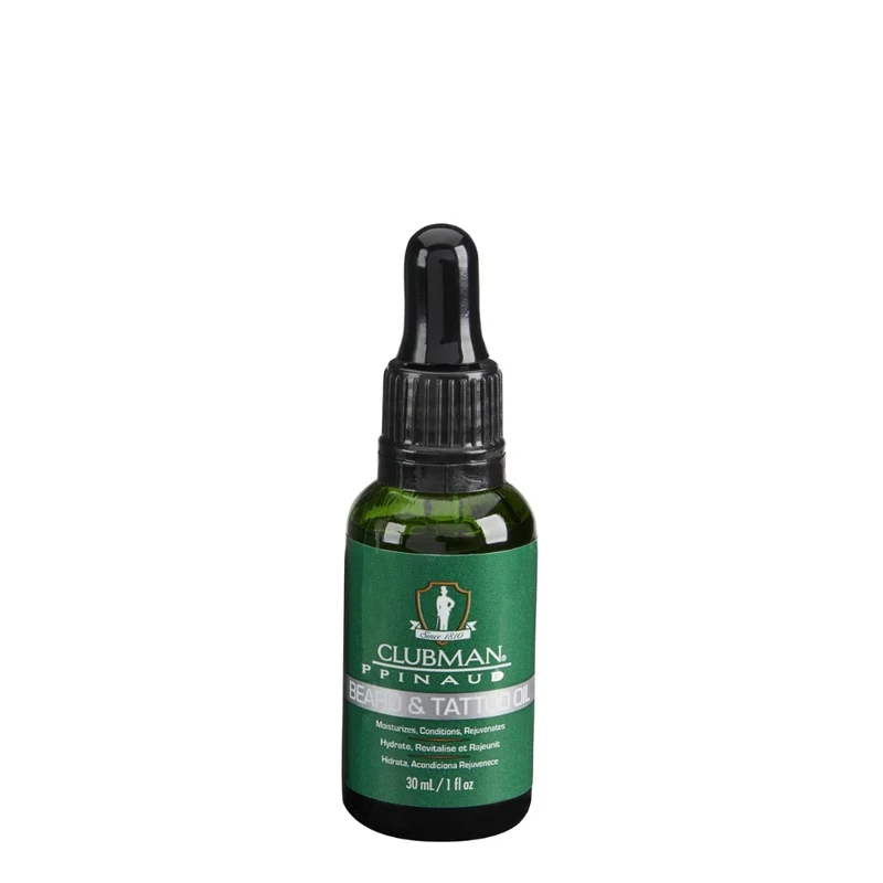 Huile à barbe et tatouage - Hydrate, revitalise et rajeunit (30ml/1.0oz)