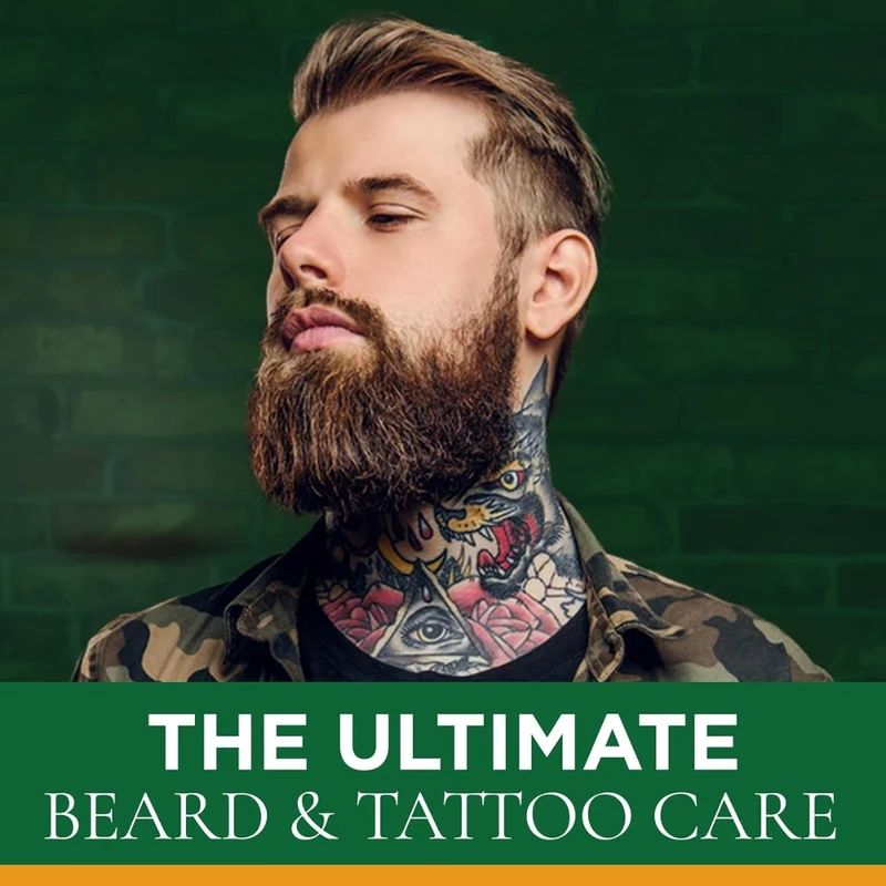 Huile à barbe et tatouage - Hydrate, revitalise et rajeunit (30ml/1.0oz)