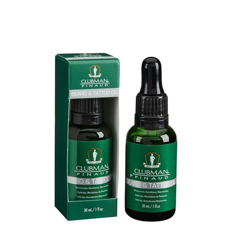 Huile à barbe et tatouage - Hydrate, revitalise et rajeunit (30ml/1.0oz)