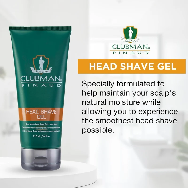 Gel de rasage pour le cuir chevelu "Head Shave Gel" (177ml/6.0oz)