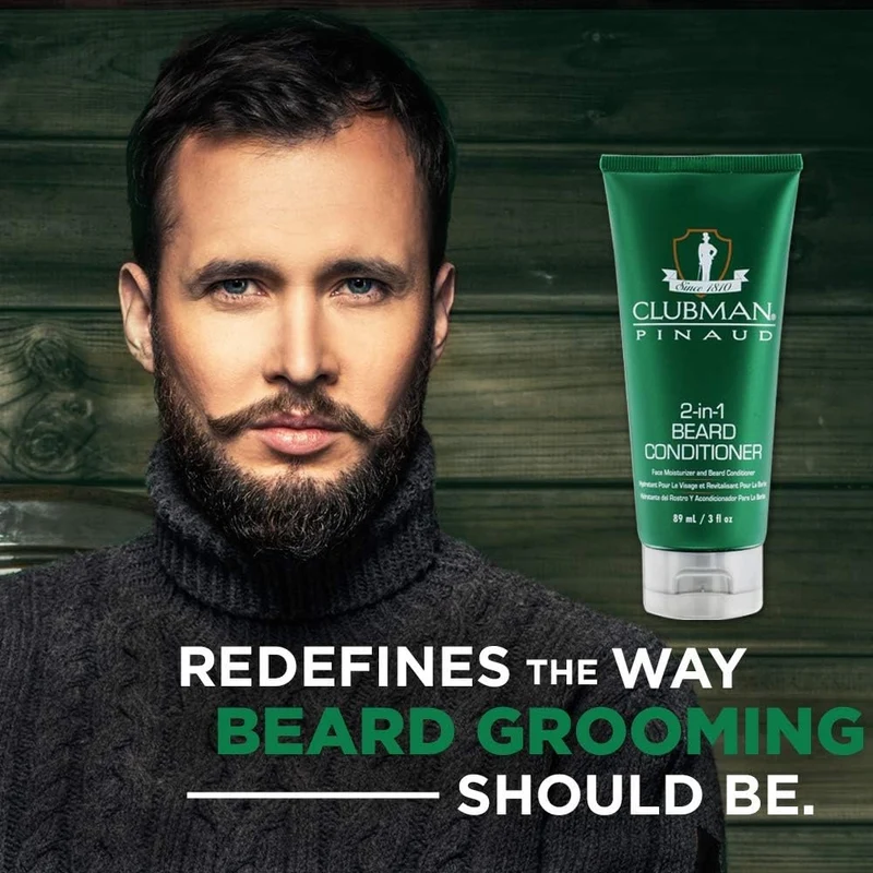 2 en 1 Hydratant pour le visage et revitalisant pour la barbe (89ml/3.0oz)