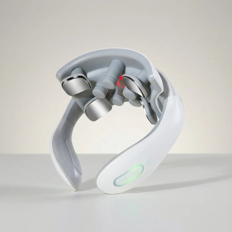Dispositivo per massaggio al collo – Funzione di calore, modalità di vibrazione e design ergonomico