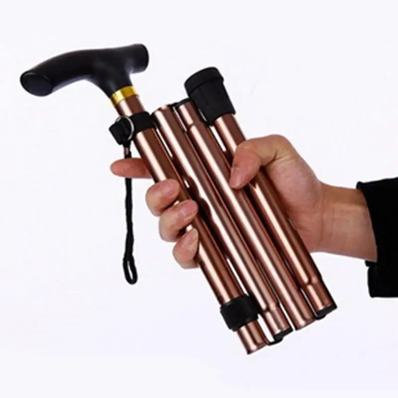 Bastone da Passeggio Telescopico per Anziani – Bastone in Alluminio Pieghevole con Manico Ergonomico e Alta Stabilità per Essere Sempre in Movimento