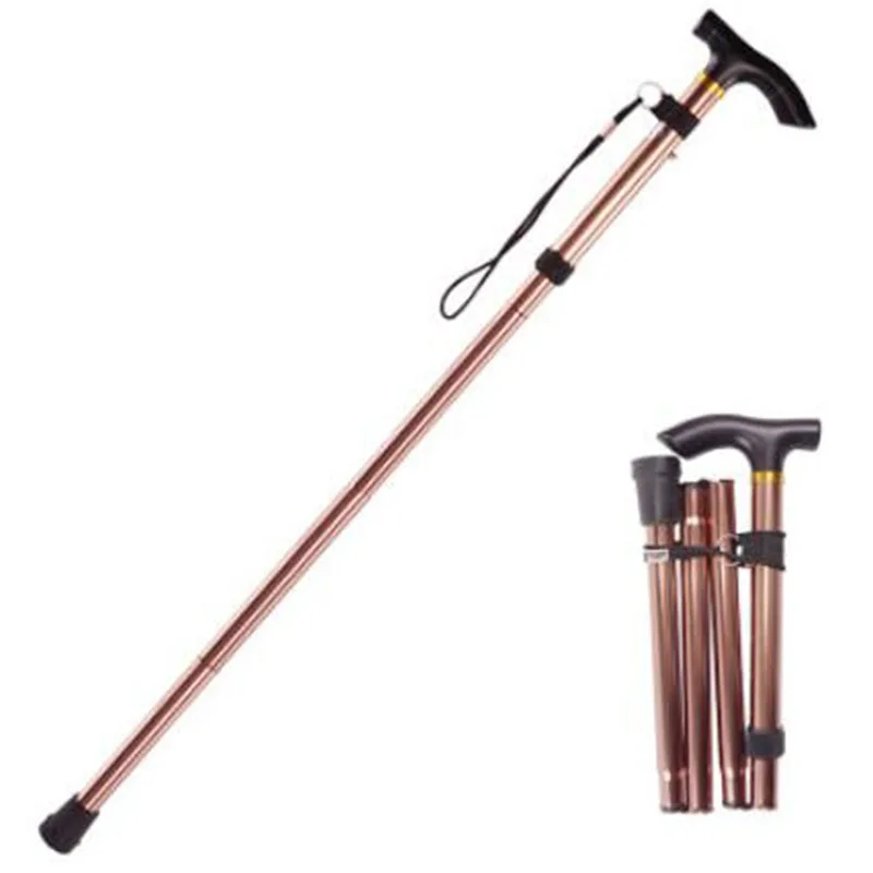 Bastone da Passeggio Telescopico per Anziani – Bastone in Alluminio Pieghevole con Manico Ergonomico e Alta Stabilità per Essere Sempre in Movimento