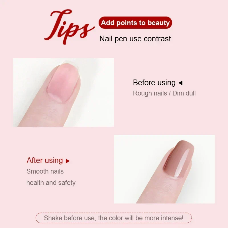 Set di Penne per Unghie – Colori di Nail Art Precisi con Texture Gel a Asciugatura Rapida