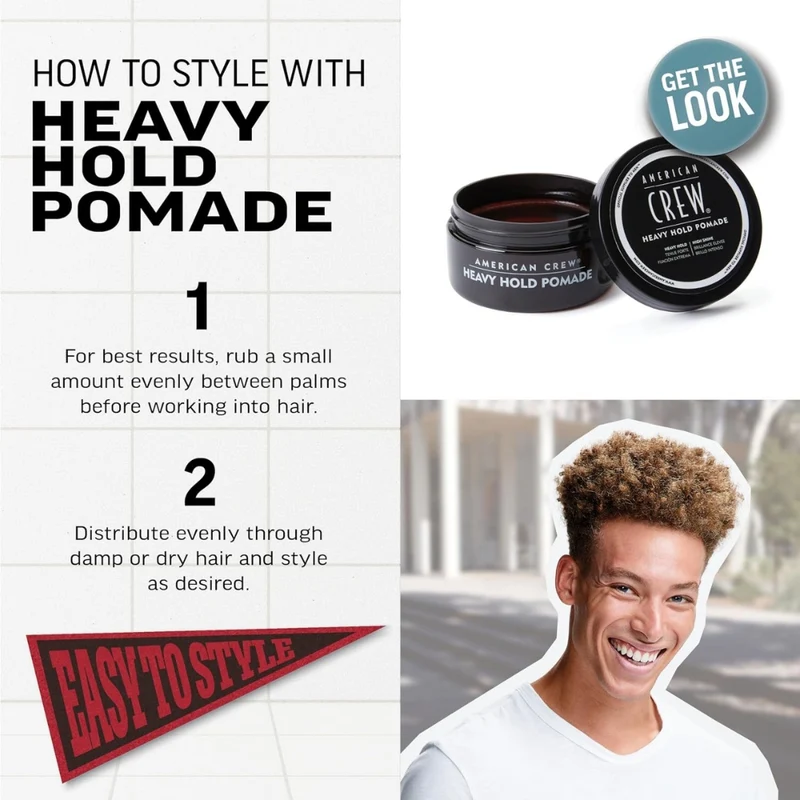 Pommade "Heavy Hold Pomade" - Tenue très forte et brillance élevé (85g/3.0oz)