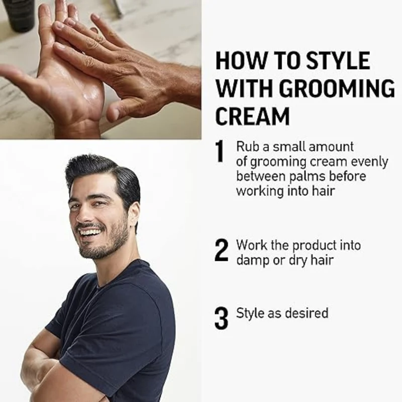 Crème coiffante "Grooming Cream" - Tenue forte et brillance élevé (85g/3.0oz)