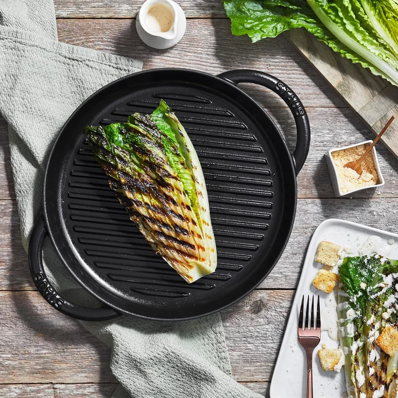 STAUB - Poêle à Griller en Fonte Émaillée