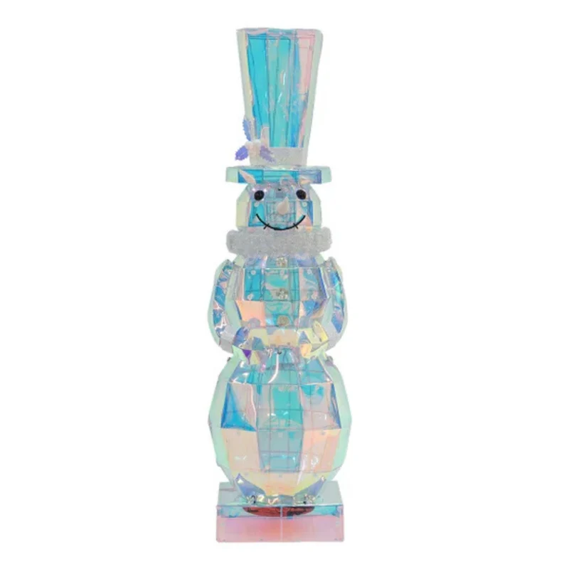 Bonhomme de Neige Prismatique à Del