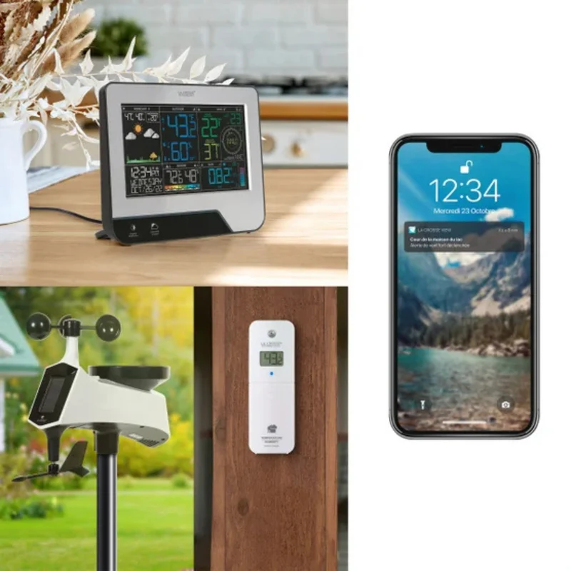 LA CROSSE TECHNOLOGY - Station Météo Professionnelle Sans Fil Wi-Fi *Boite Ouverte*