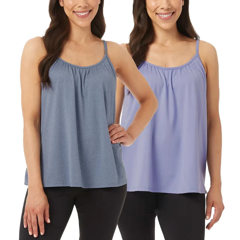 32°COOL - Paquet de 2 Camisoles avec Soutien-Gorge Intégré