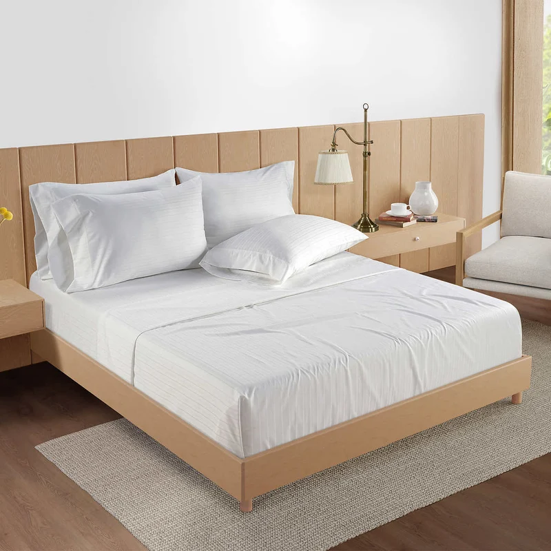 HOTEL SIGNATURE SATEEN - Ensemble de Drap 6 Pièces Supima