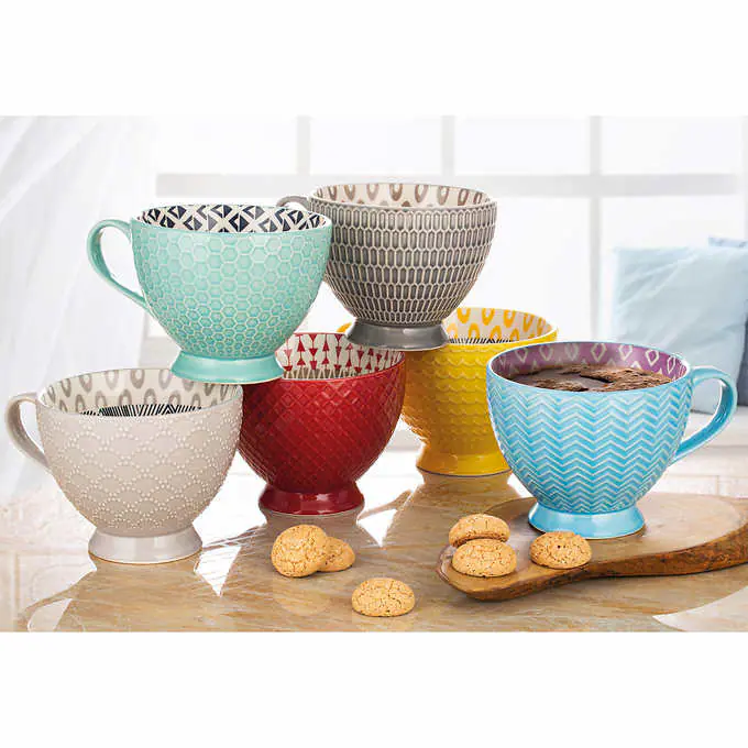 SIGNATURE HOUSEWARES - Ensemble de 6 Tasses