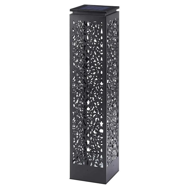 NATURALLY SOLAR - Lampe Solaire de Parterre de Style Bollard