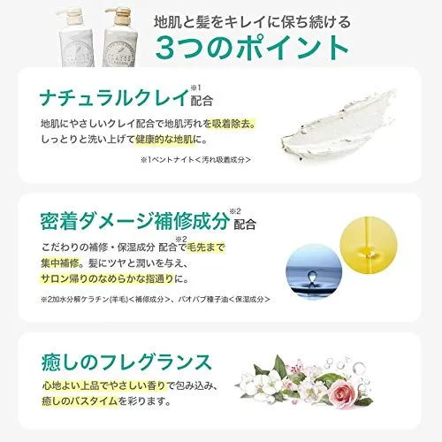 Clayge Treatment S 500Ml Head Spa for Smooth Hair Transformation