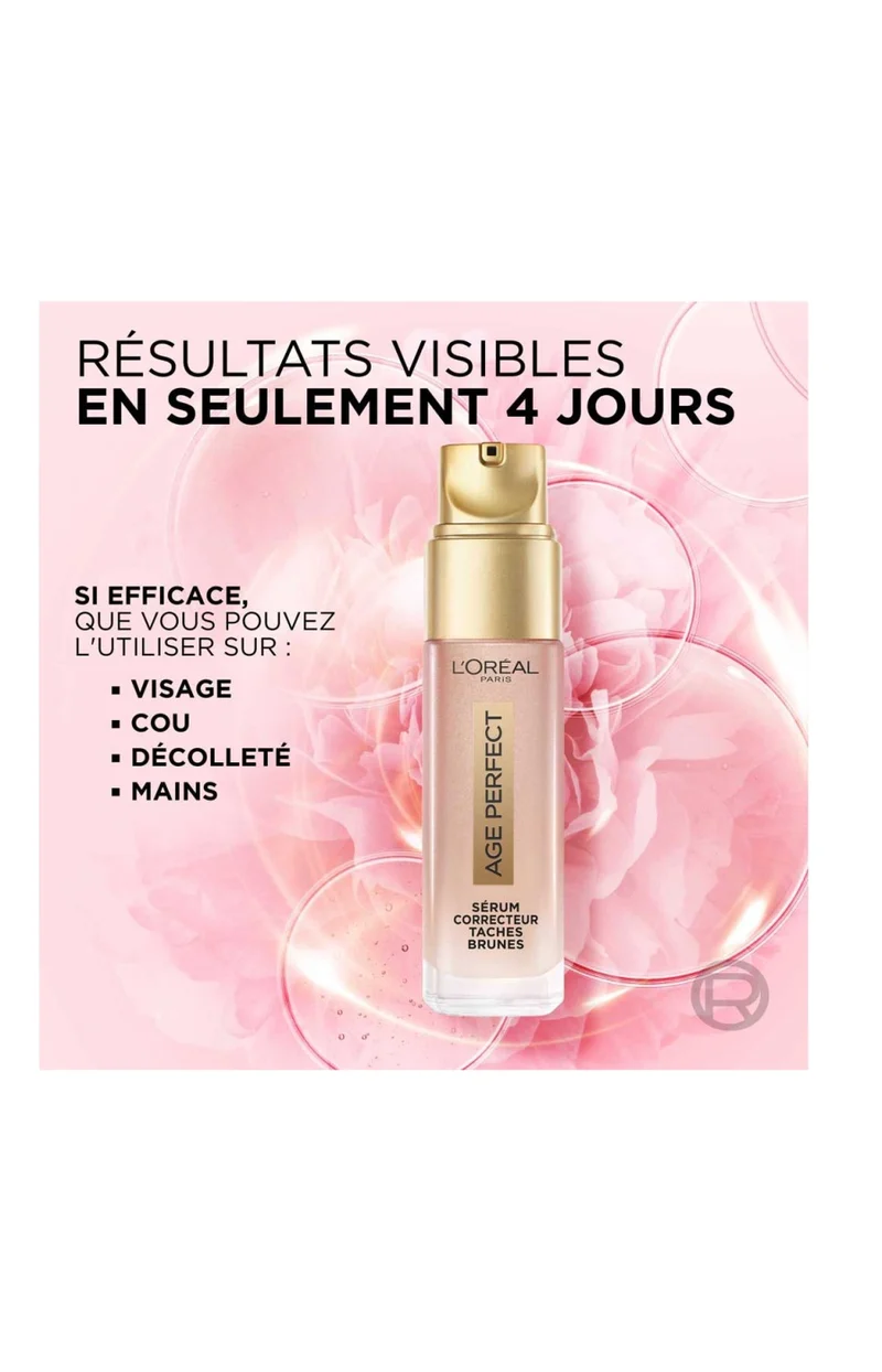Sérum correcteur anti-tâches brunes - Age Perfect - Niacinamide - Visage